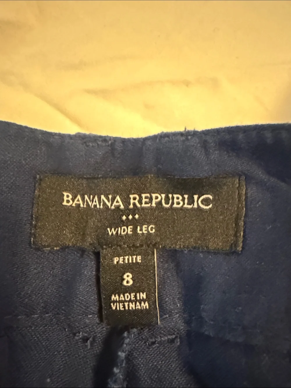 Women’s navy linen blend  Blue Dress Pants